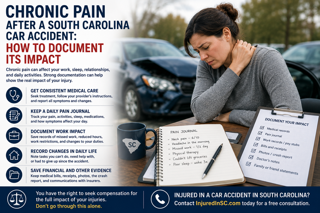 Chronic pain after car accident in South Carolina