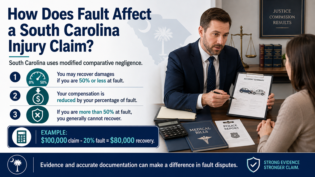 How Does Fault Affect Injury Claim South Carolina